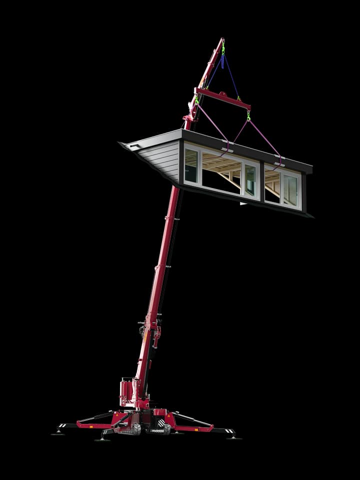 Hoeflon C10 avec capacité de levage maximale.