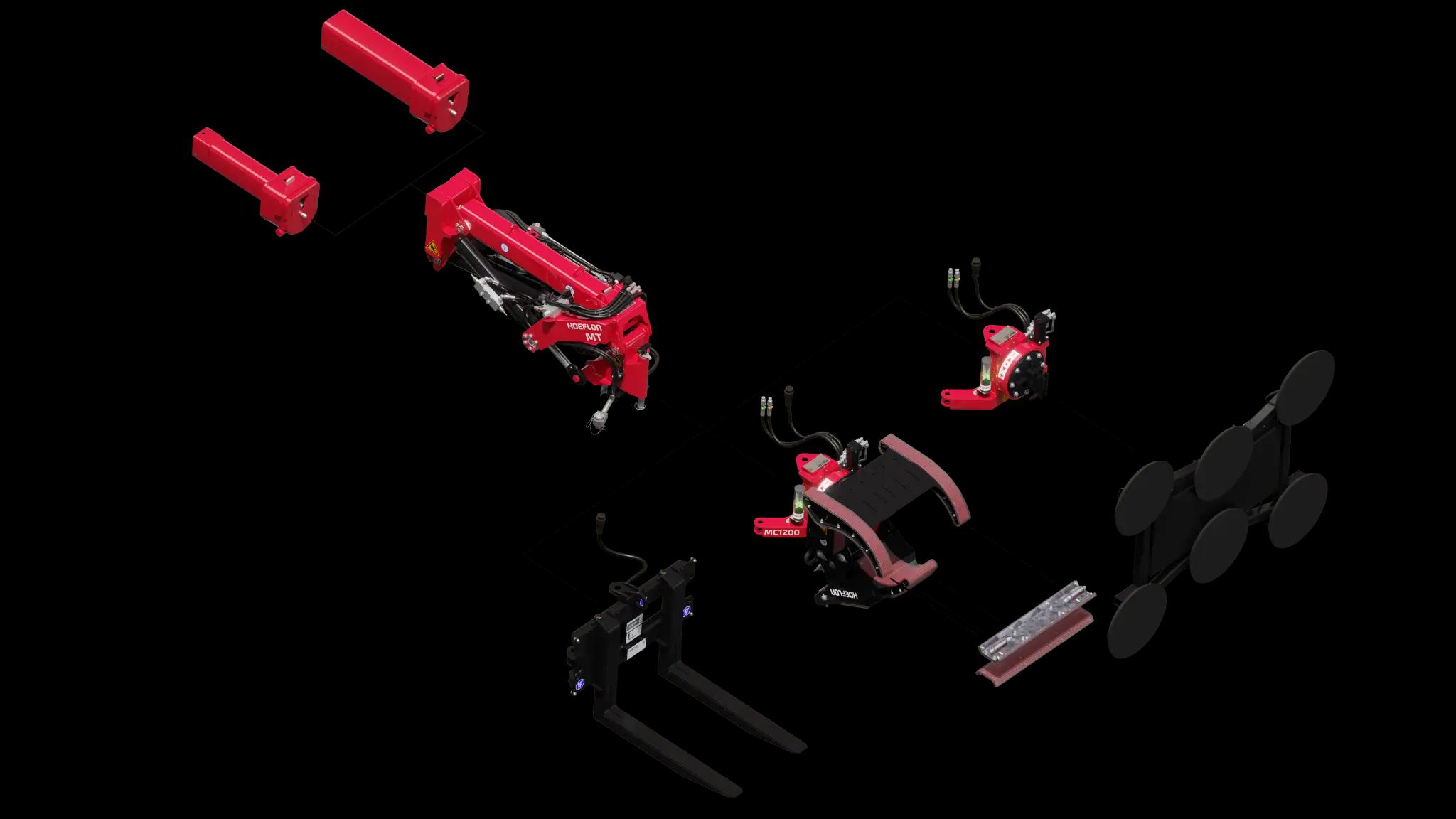 Multitool Hoeflon complet avec divers accessoires
