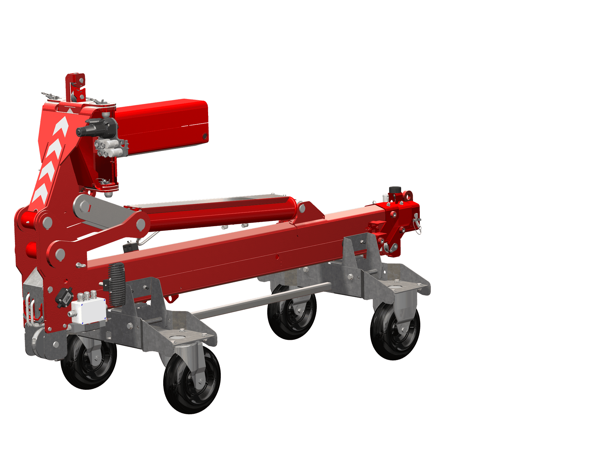 Transporteur de grue rétracté