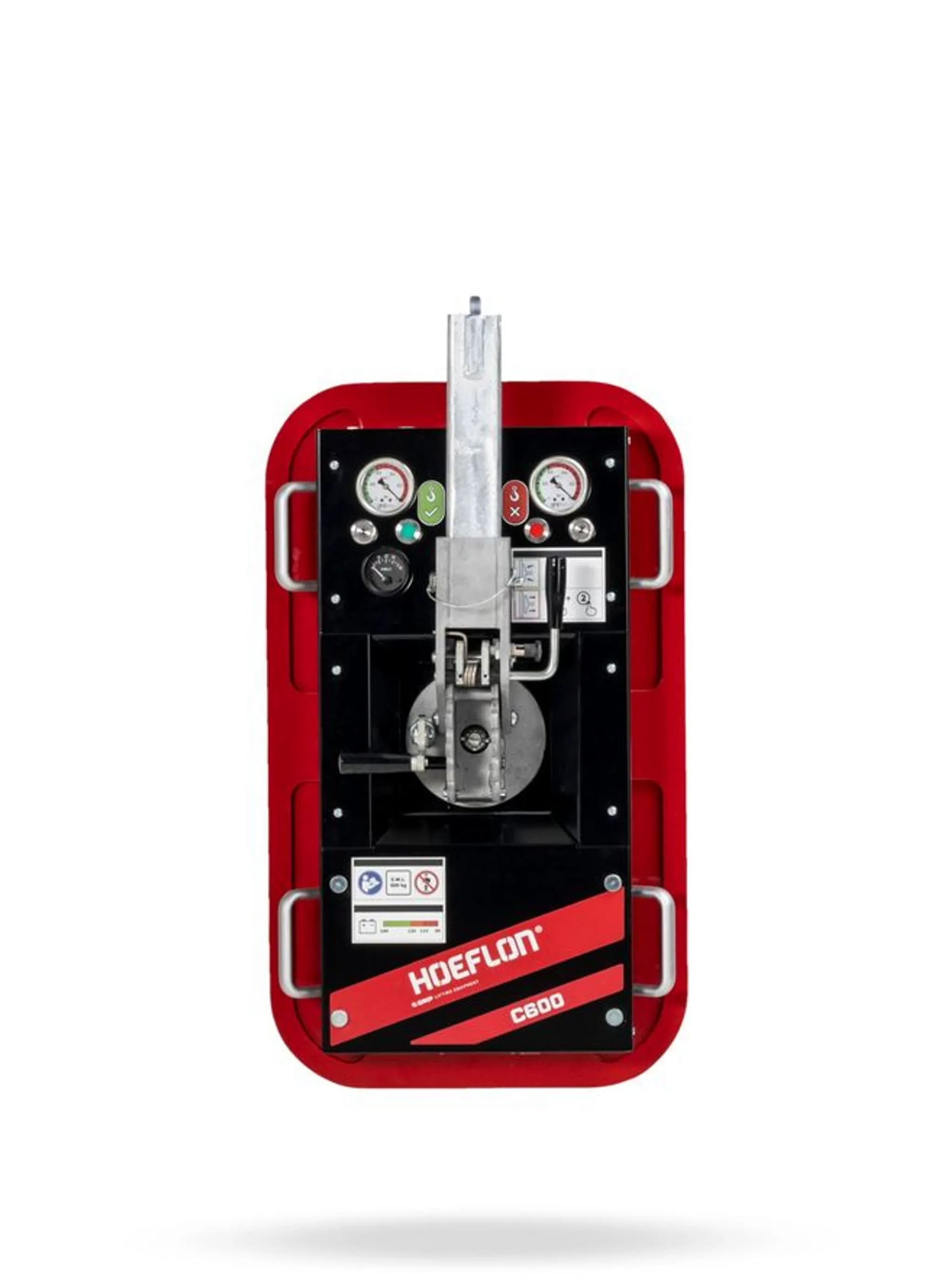 Unité de commande Hoeflon C600 avec système hydraulique.